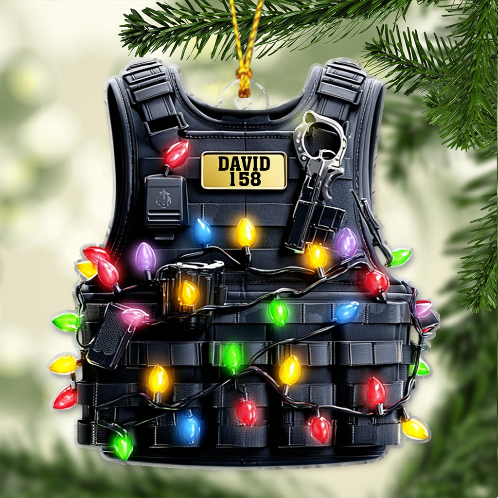 Protect Holiday - Personalized Police Officer Ornament