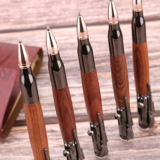 Bolt Action Pen with Compass & Extra Refill