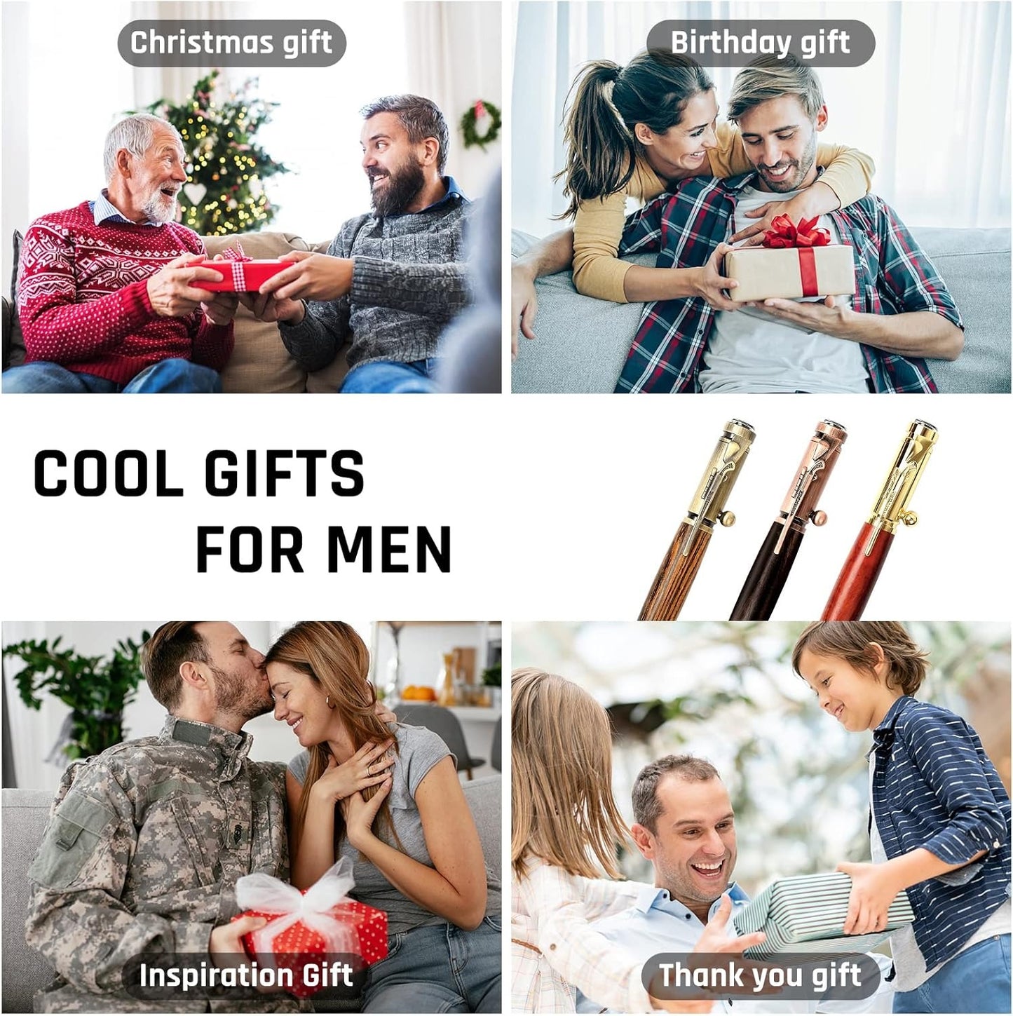 Bolt Action Pen with Compass & Extra Refill