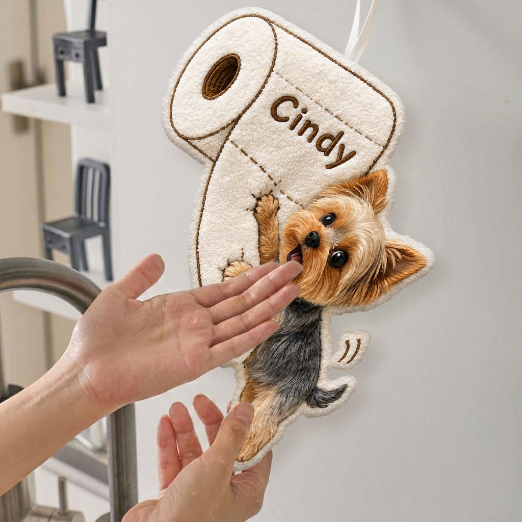 Funny Pet Hand Towel - Personalized Dog Hand Towel