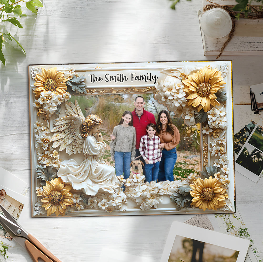 In God We Trust - Personalized Christian Cut Shape Photo Frame