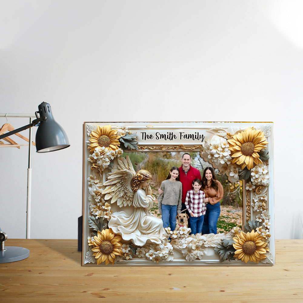 In God We Trust - Personalized Christian Cut Shape Photo Frame