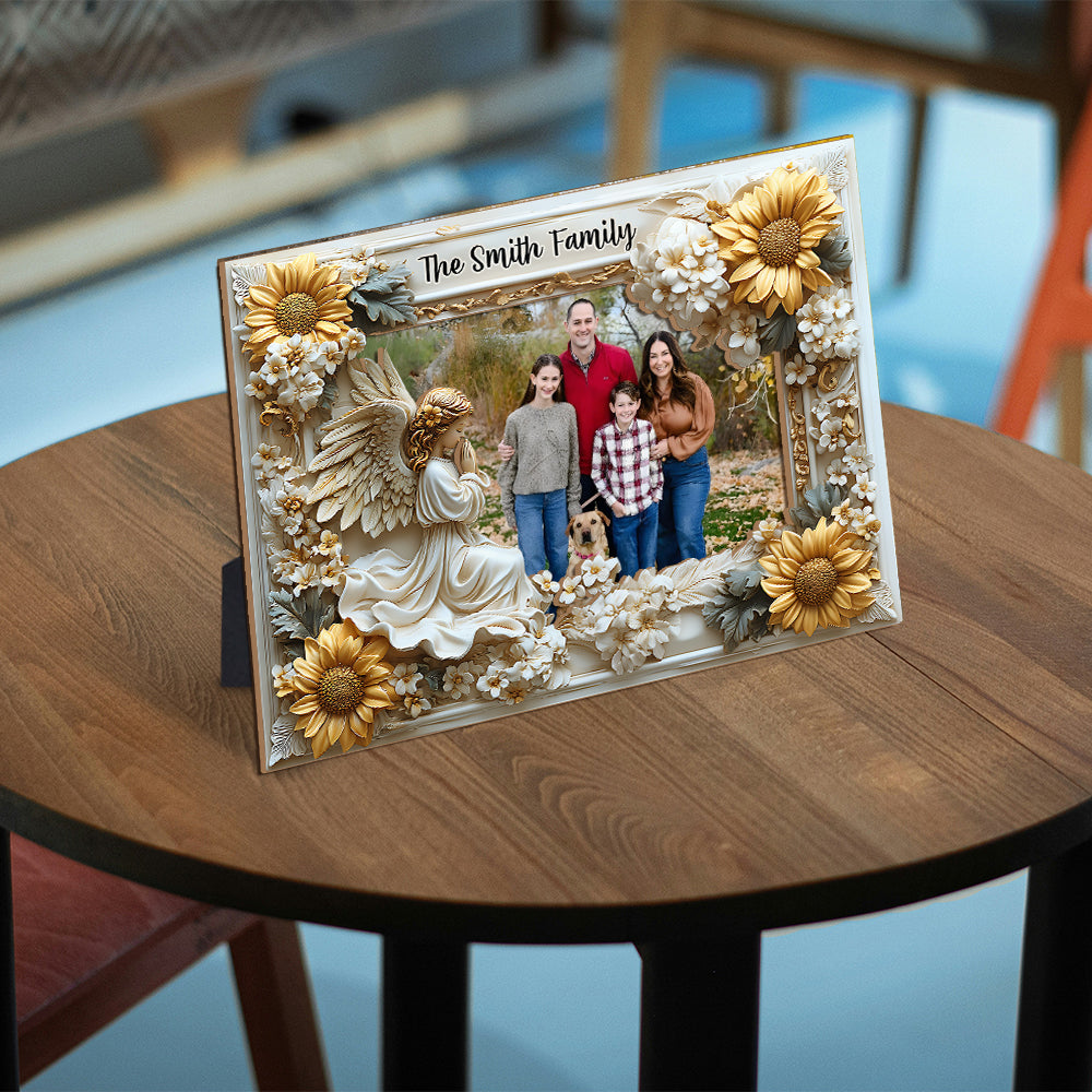 In God We Trust - Personalized Christian Cut Shape Photo Frame