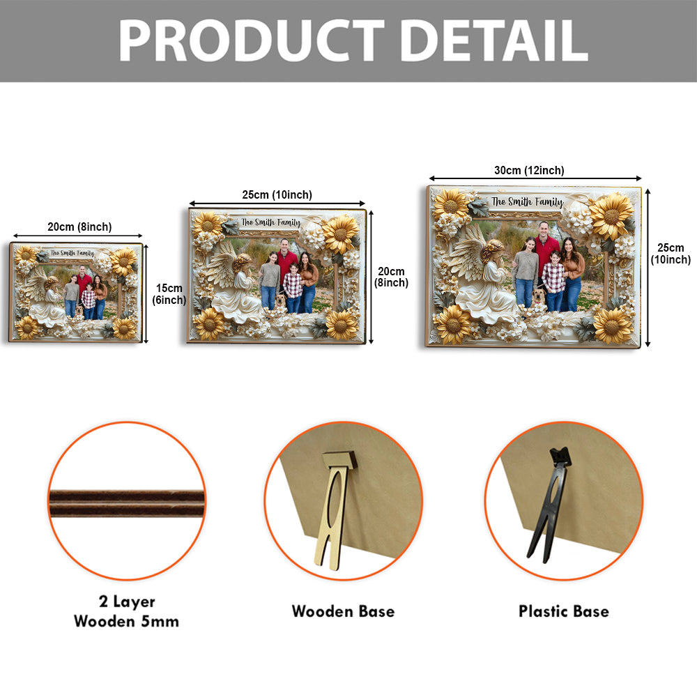 In God We Trust - Personalized Christian Cut Shape Photo Frame