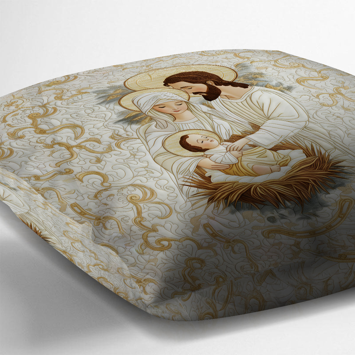 Bethlehem Starlight - Personalized Christian Throw Pillow