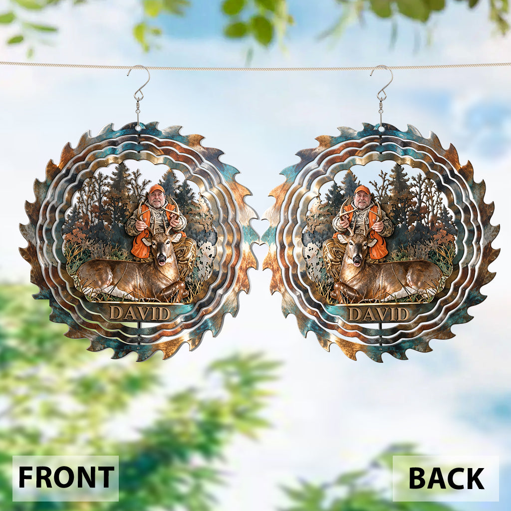 Custom Any Photo - Personalized Hunting Wind Spinner