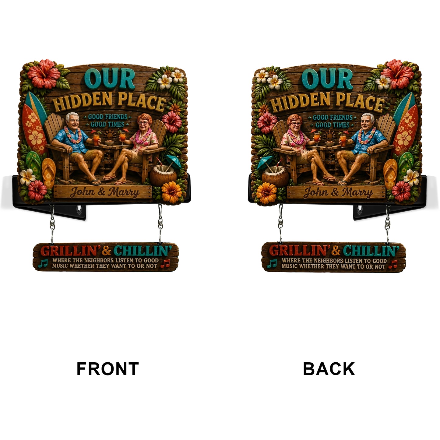 Welcome to Our Pool, Pool Sign - Personalized Wooden Wall Mount Sign