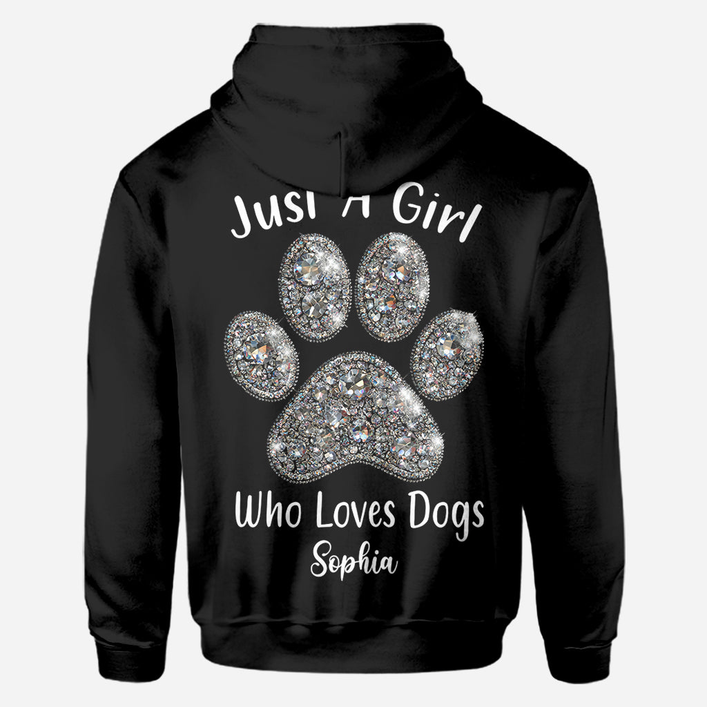 Just A Girl Who Loves Dogs - Personalized Dog All Over Shirt