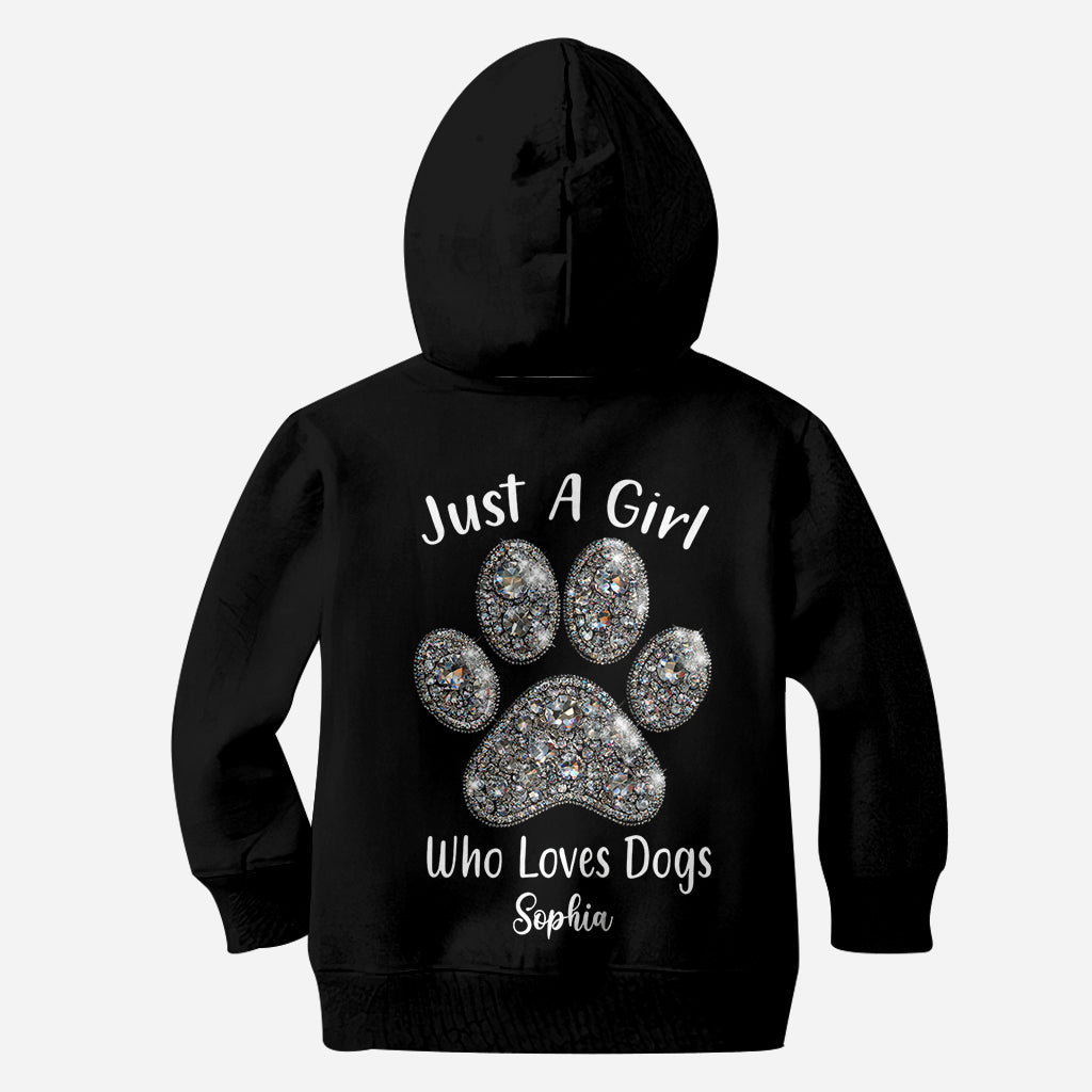 Just A Girl Who Loves Dogs - Personalized Dog All Over Shirt