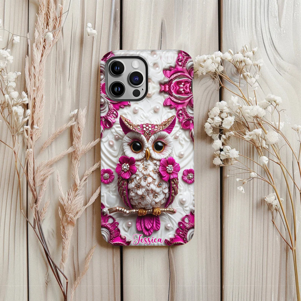 Magic Owl - Personalized Owl Full Print Phone Case
