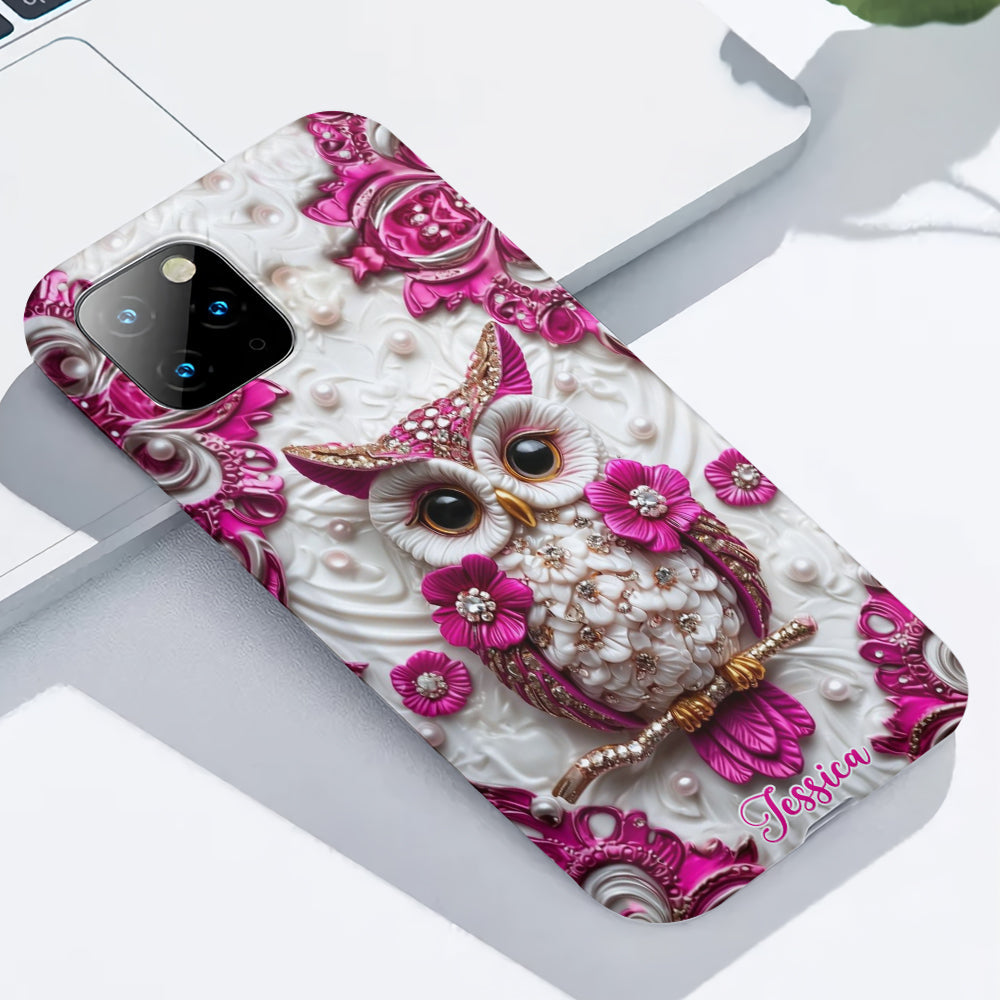 Magic Owl - Personalized Owl Full Print Phone Case