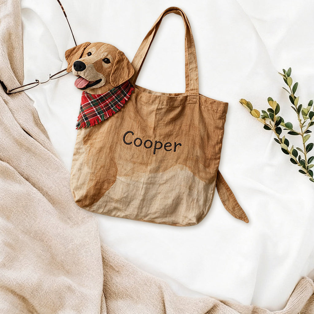 Carry Me - Personalized Dog Custom Shape Tote Bag