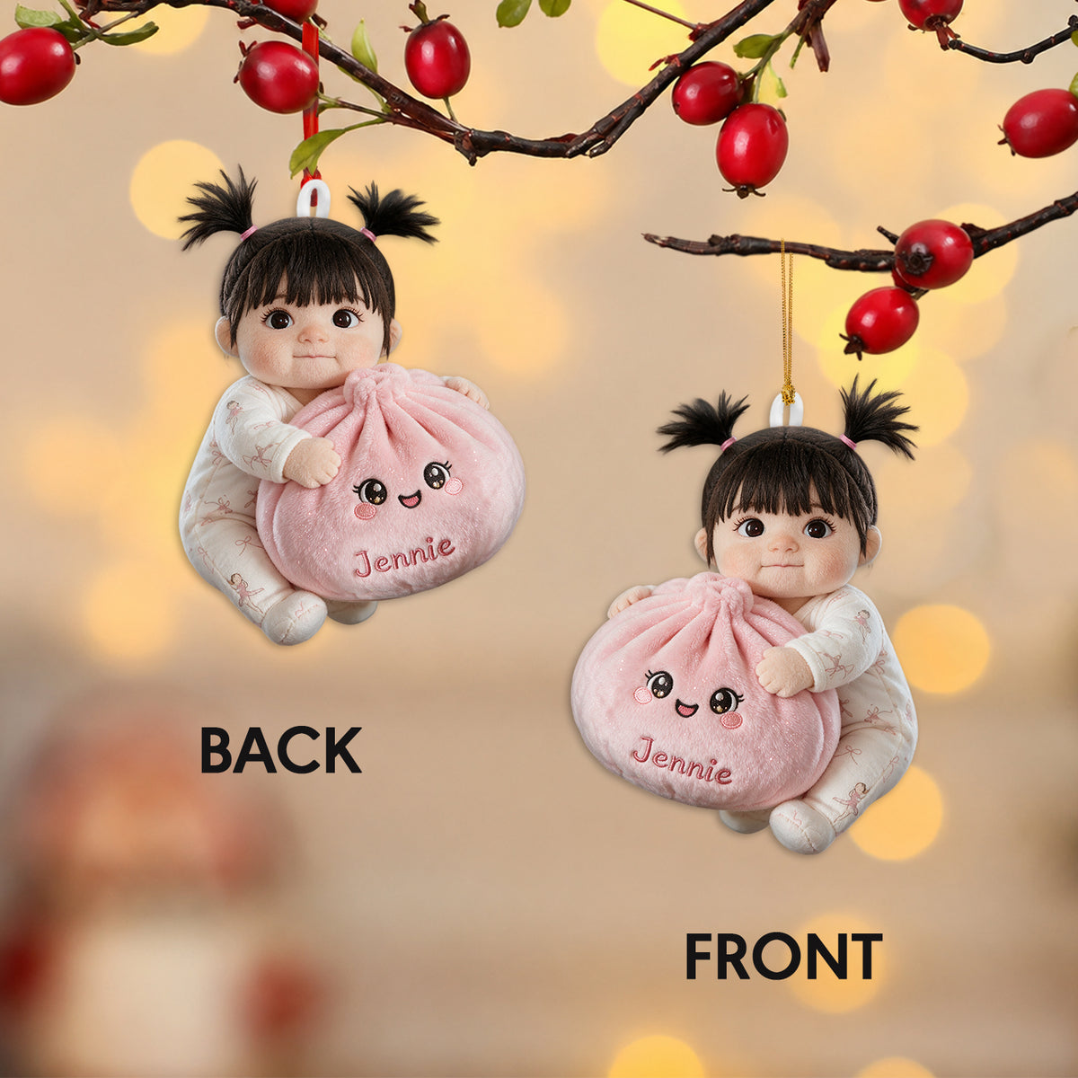 Mini Me Dumpling - Personalized Kid Plush Ornament