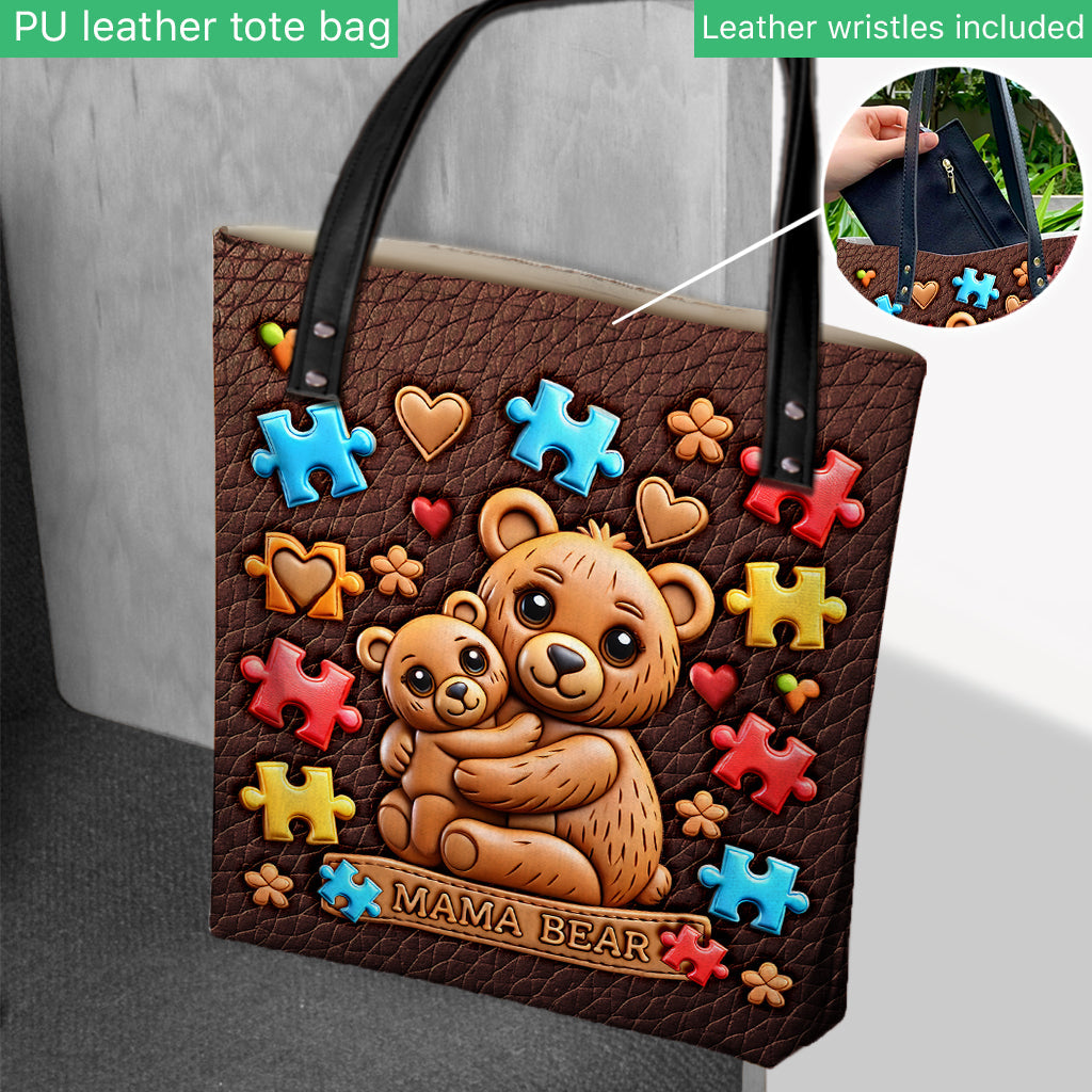 Mama Bear - Autism Awareness Tote Bag
