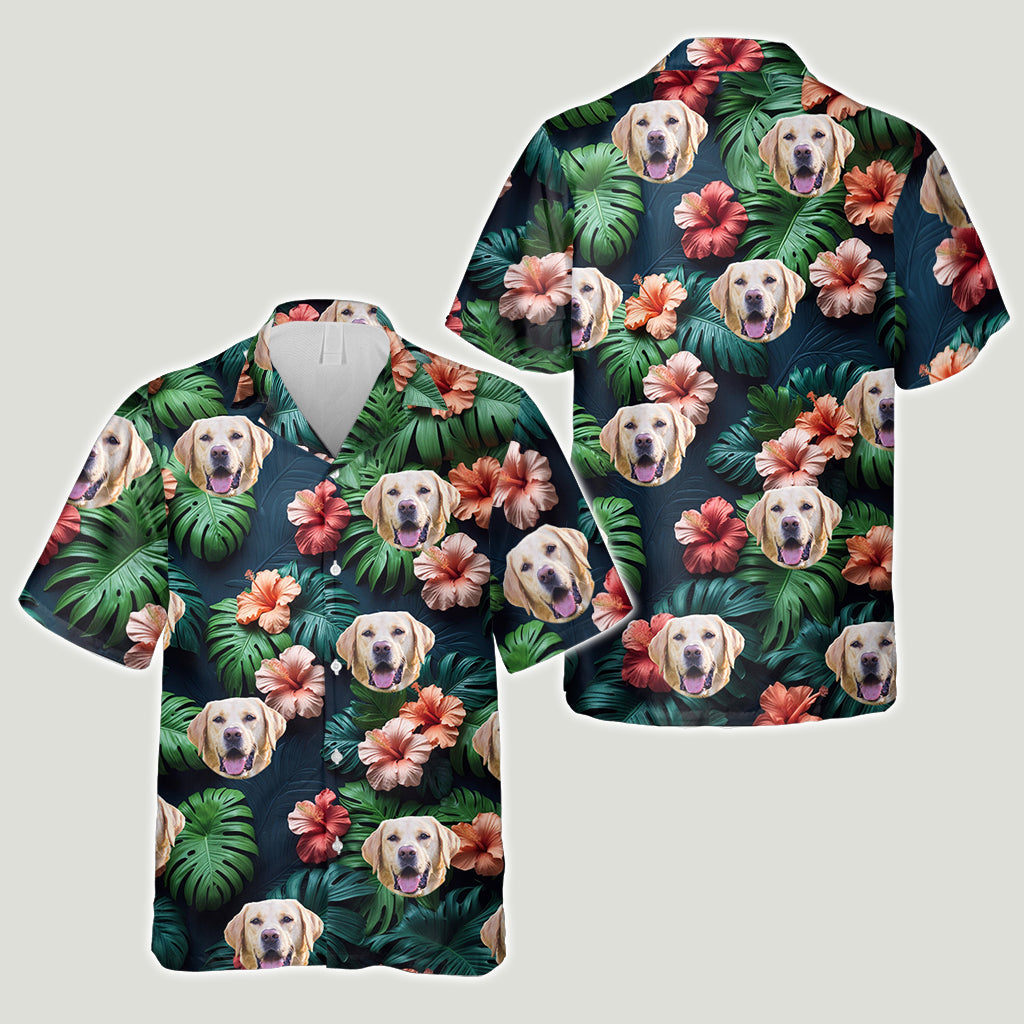 Summer Time - Personalized Dog Hawaiian Shirt