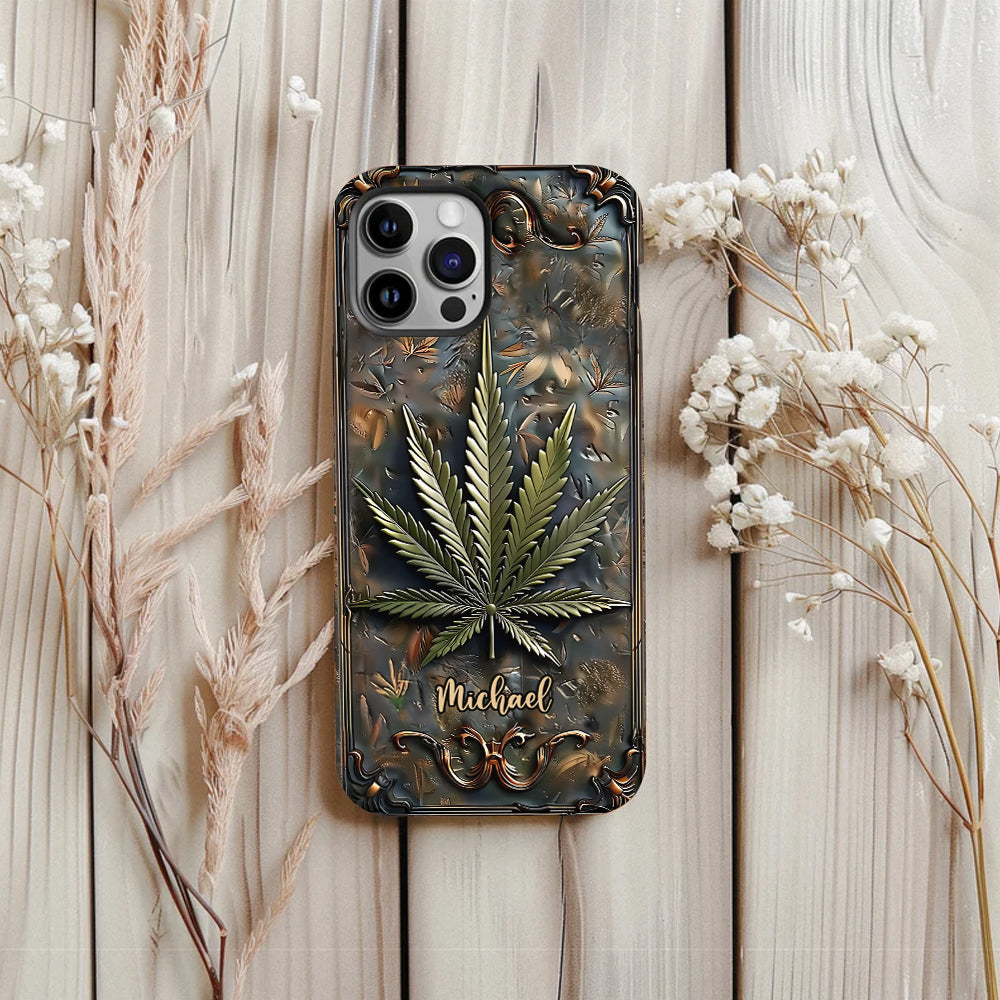 High Life - Personalized Weed Full Print Phone Case