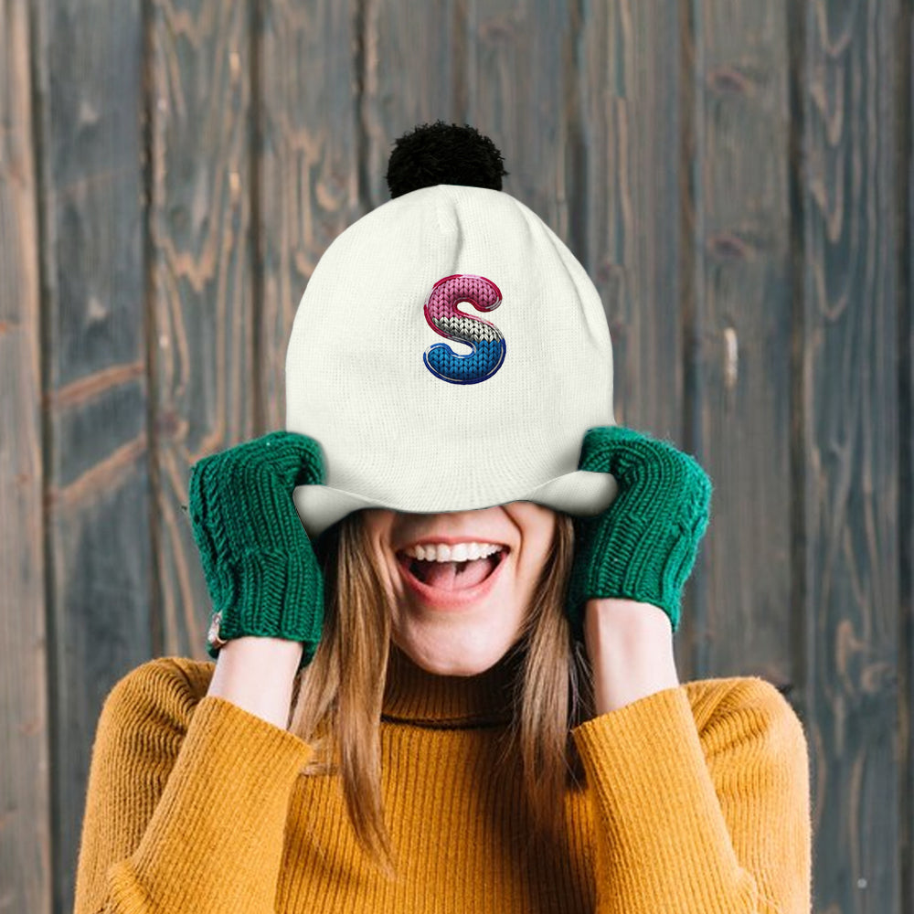 Alphabet Colorful - Personalized Kid Beanie Hat