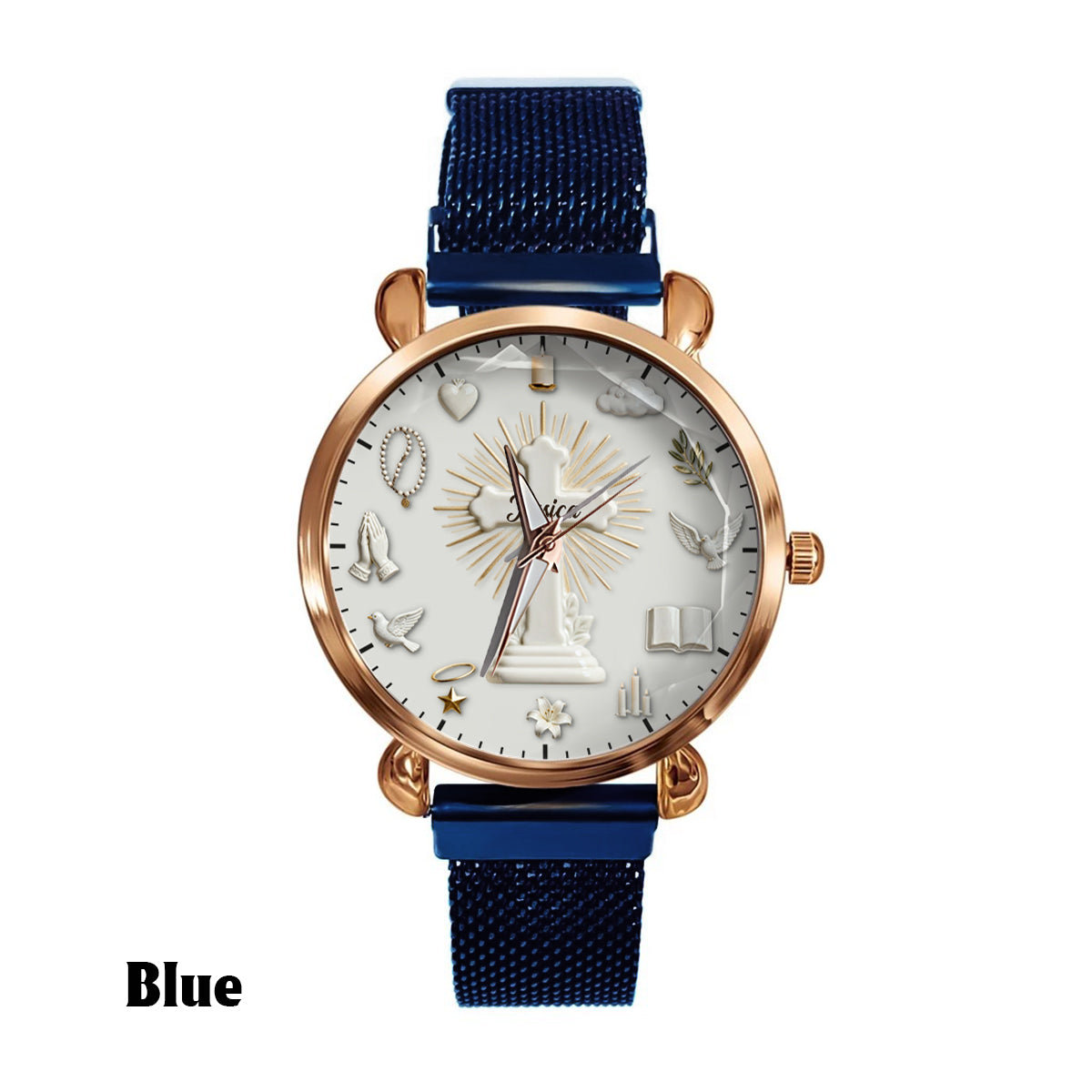 Faith Over Fear - Personalized Christian Women Hand Watch