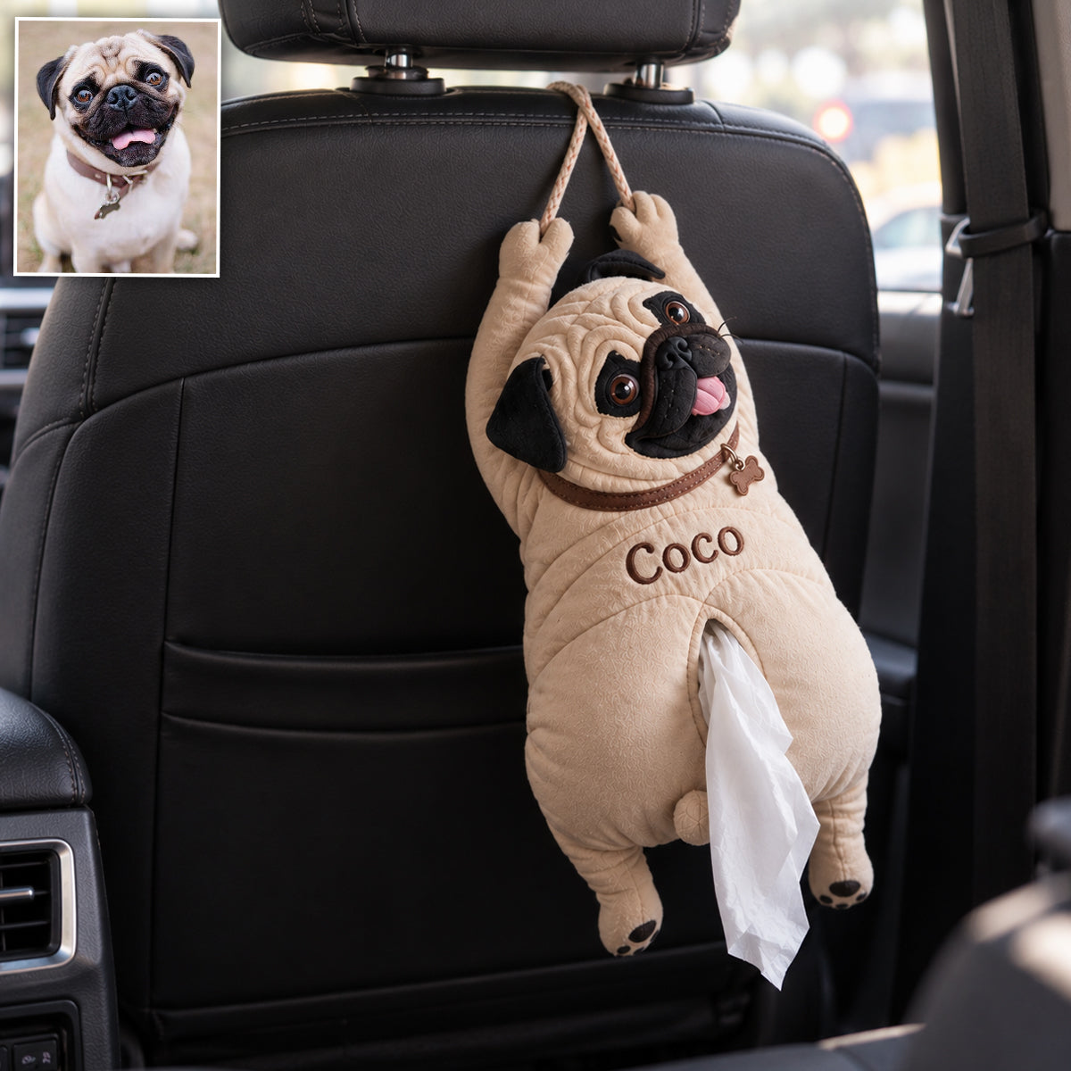 Nice Butt - Personalized Dog Pull-Out Organizer