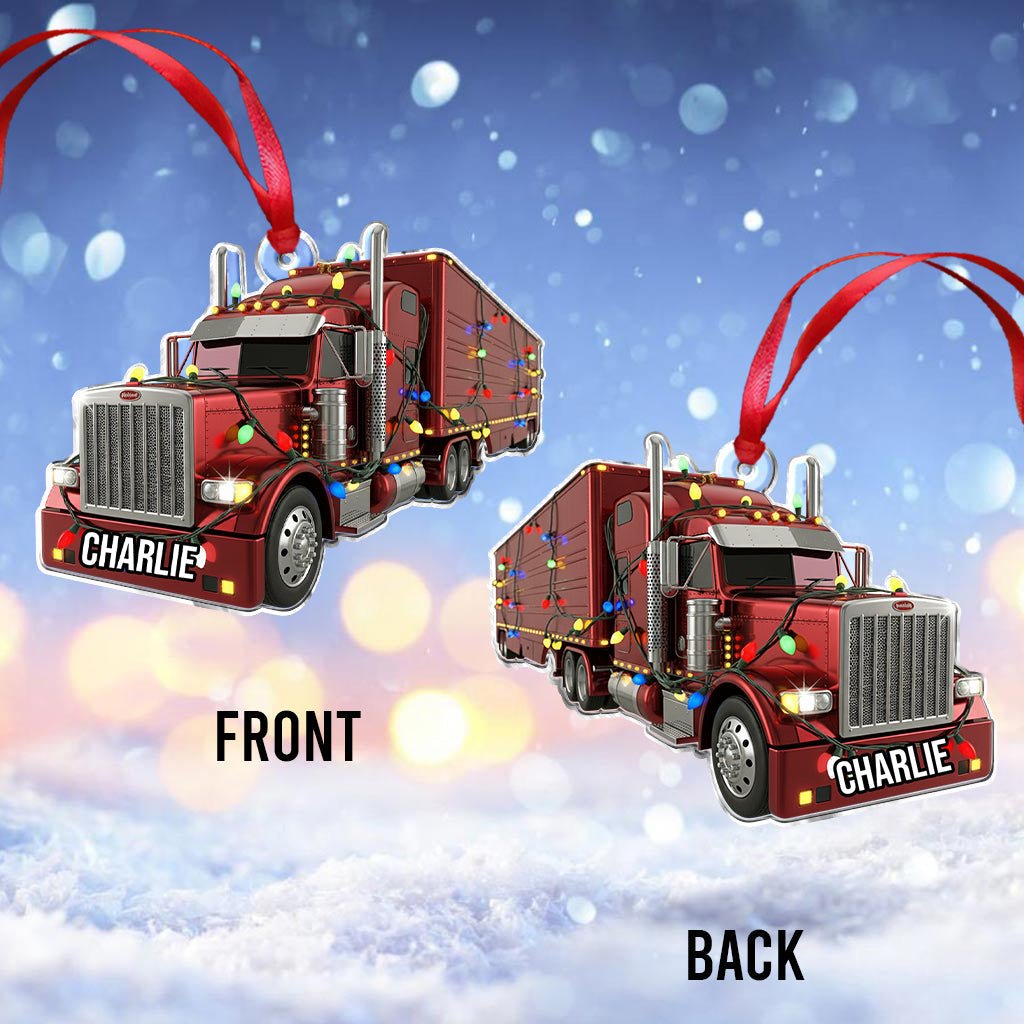 Truck Driver - Personalized Trucker Ornament