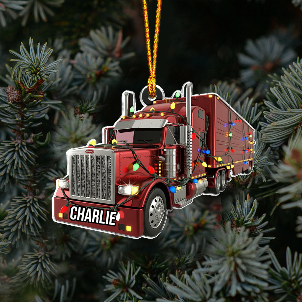 Truck Driver - Personalized Trucker Ornament