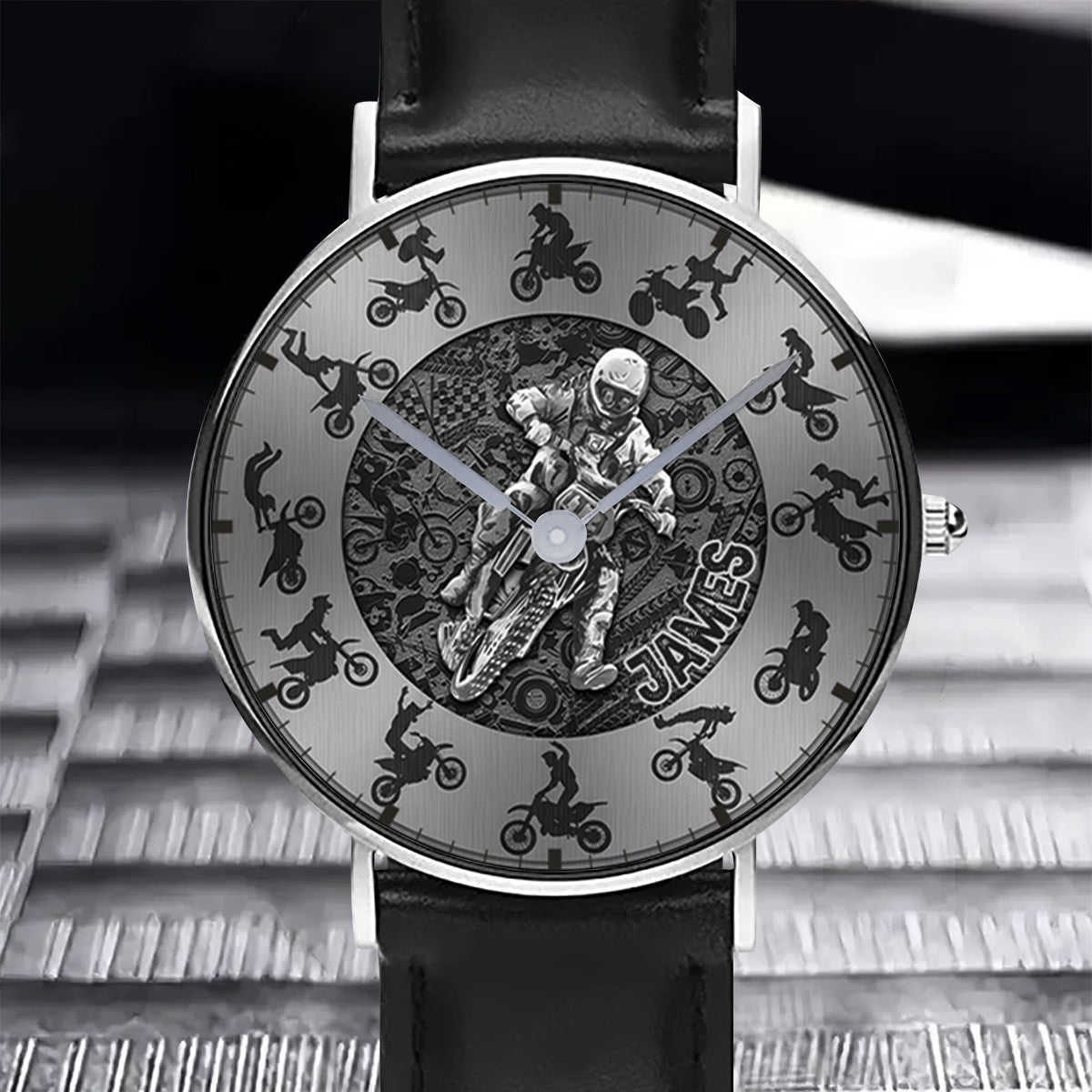 Cool Biker - Personalized Dirt Bike Hand Watch