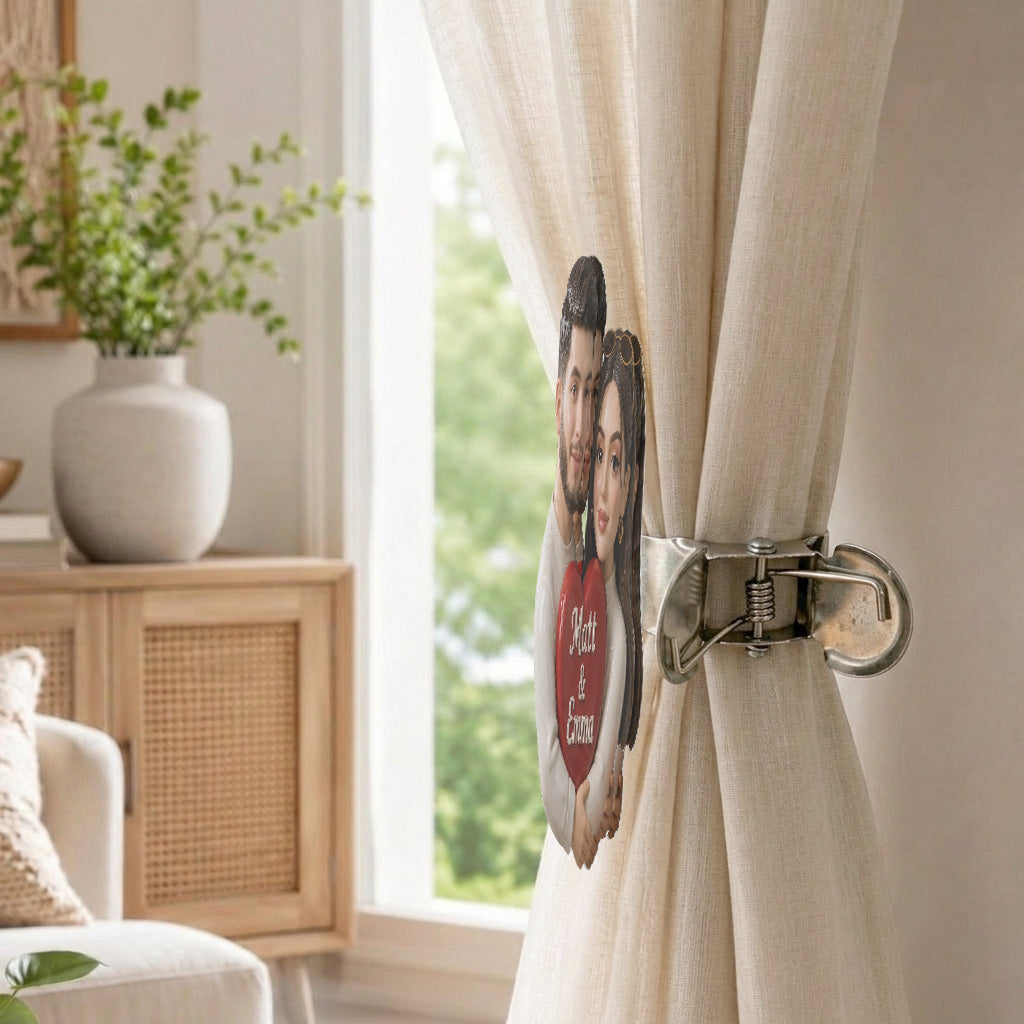 You & Me We Got This - Personalized Couple Curtain Tieback