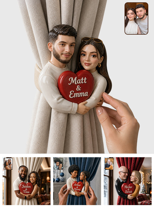 You & Me We Got This - Personalized Couple Curtain Tieback