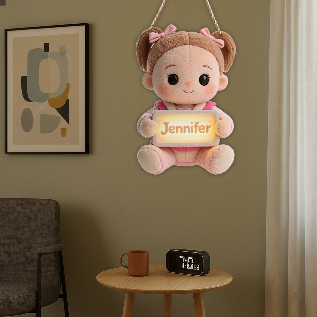 Room Name - Personalized Kid LED Light Acrylic Sign