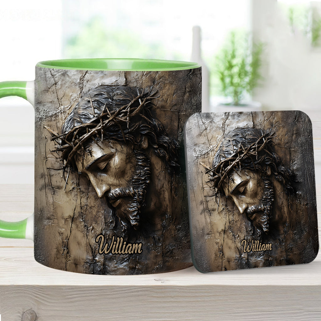 Faith Hope Love - Personalized Christian Accent Mug