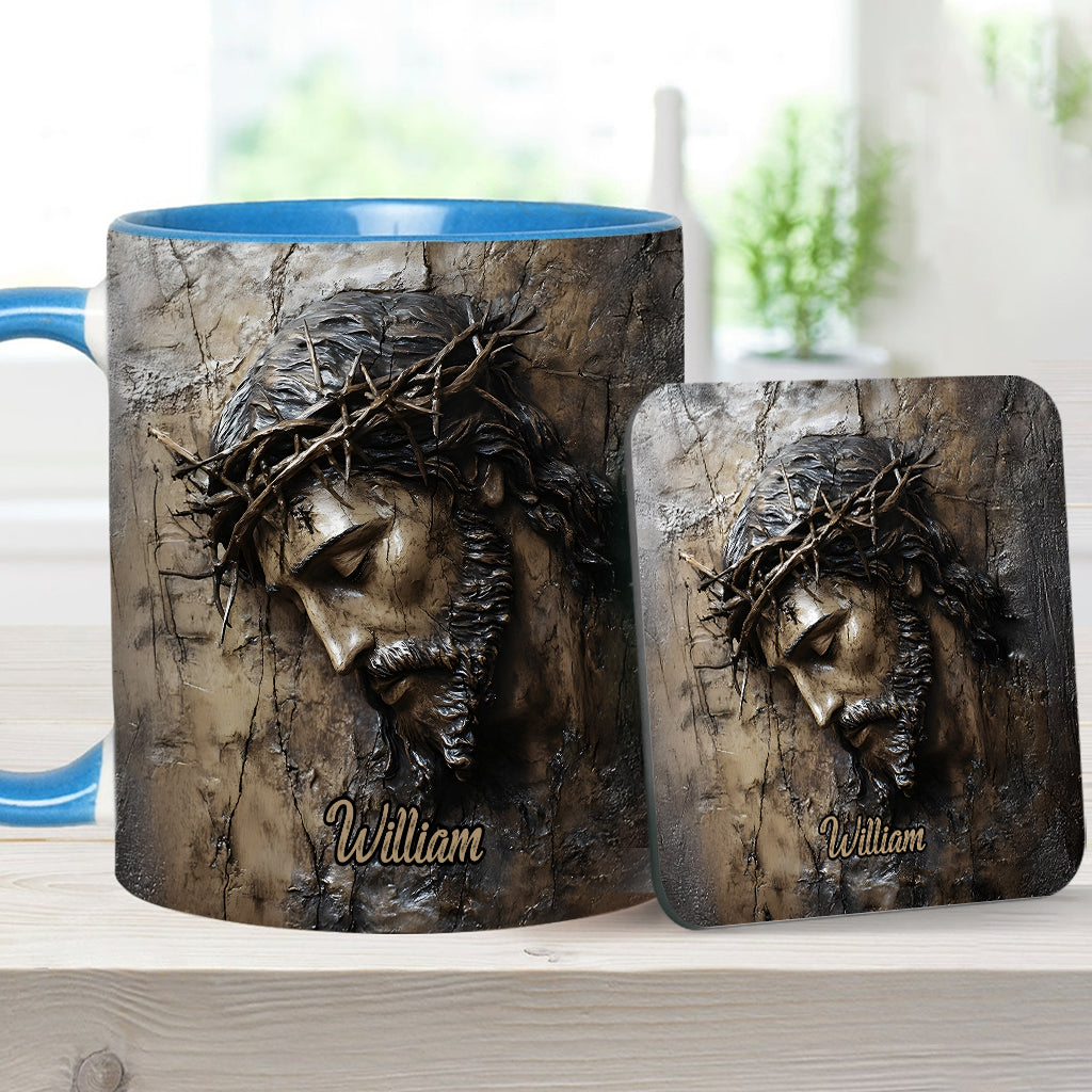 Faith Hope Love - Personalized Christian Accent Mug