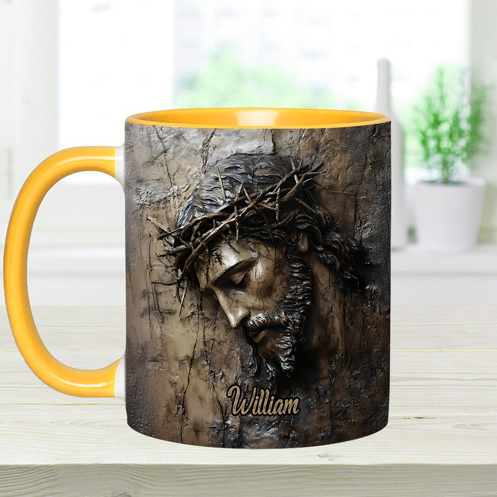 Faith Hope Love - Personalized Christian Accent Mug