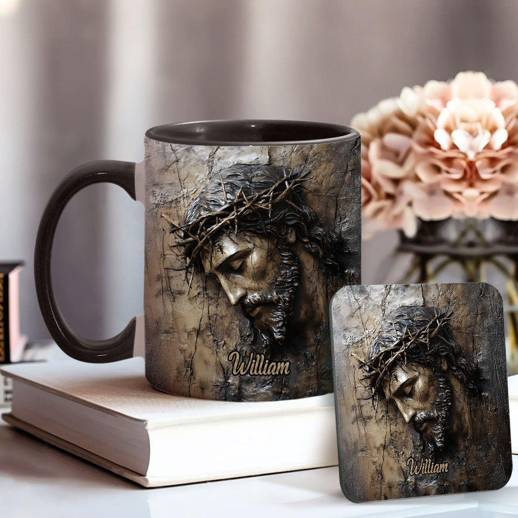 Faith Hope Love - Personalized Christian Accent Mug
