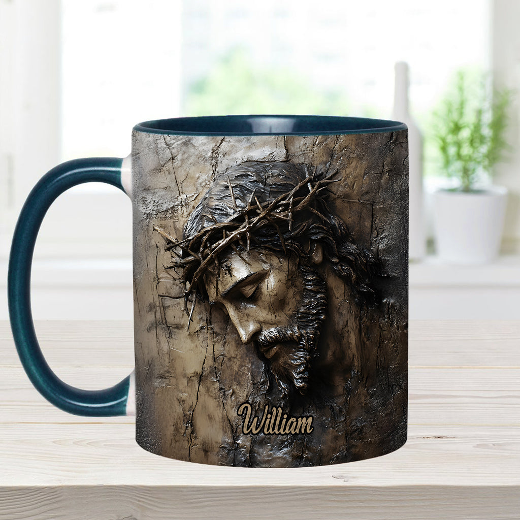 Faith Hope Love - Personalized Christian Accent Mug