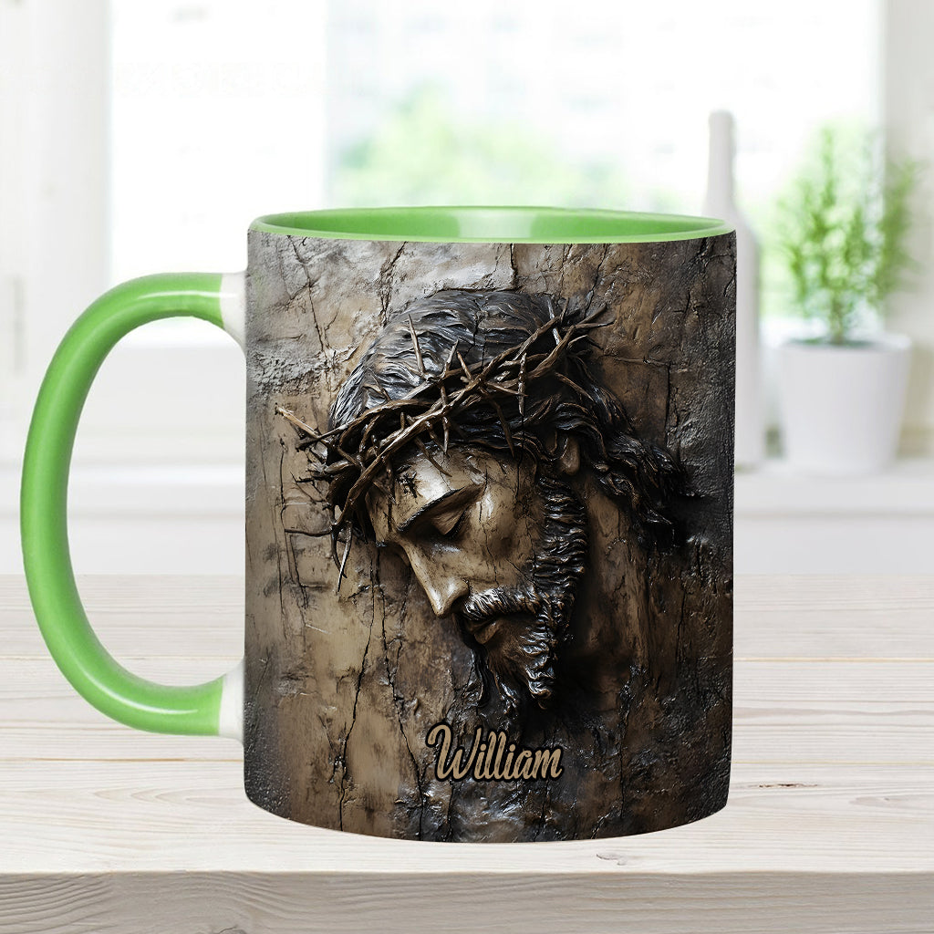 Faith Hope Love - Personalized Christian Accent Mug