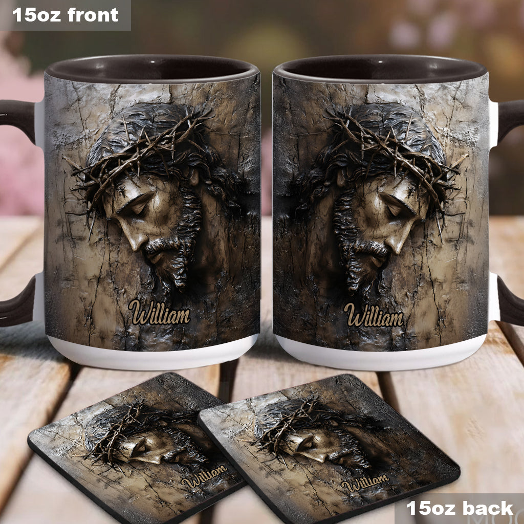 Faith Hope Love - Personalized Christian Accent Mug