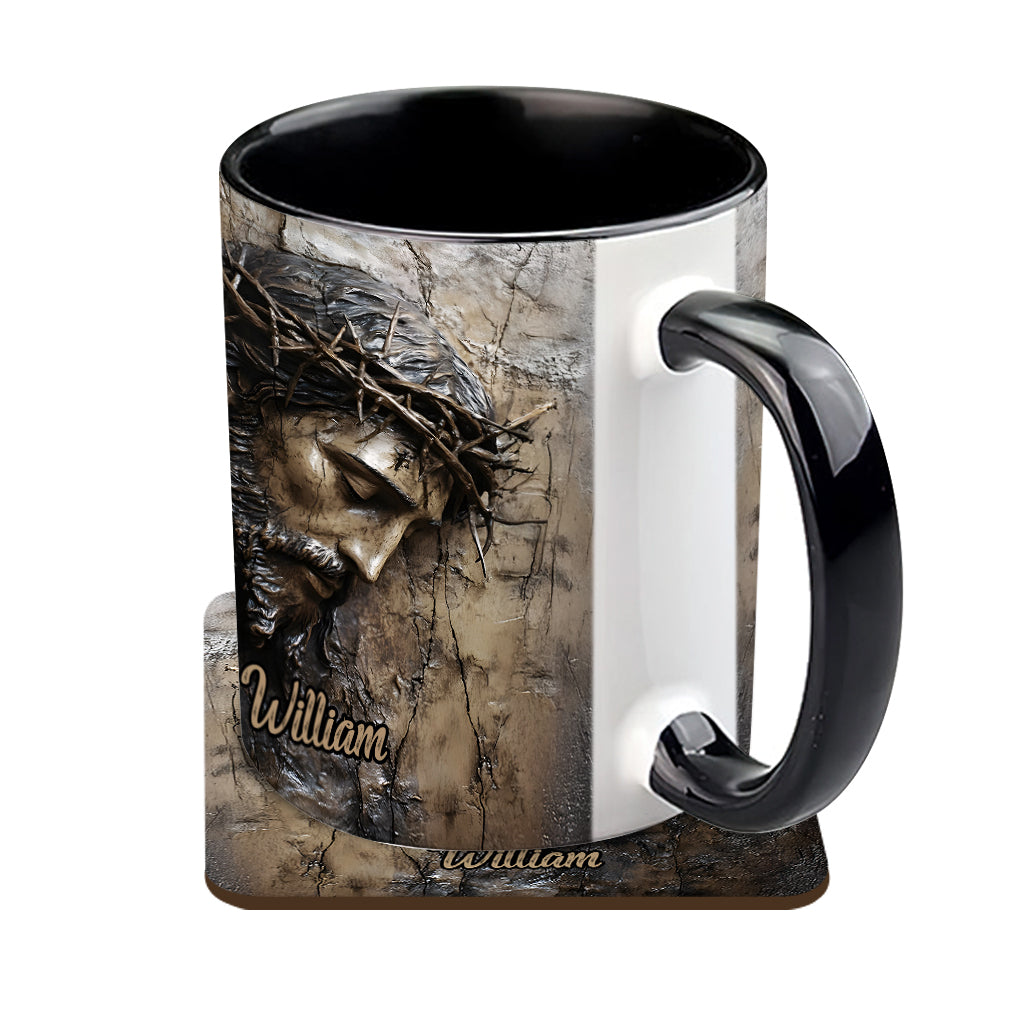 Faith Hope Love - Personalized Christian Accent Mug