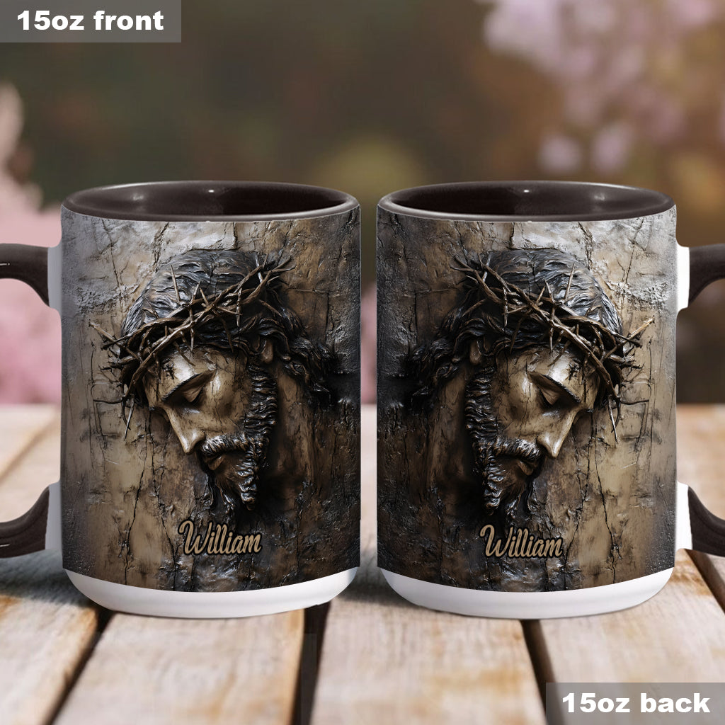 Faith Hope Love - Personalized Christian Accent Mug