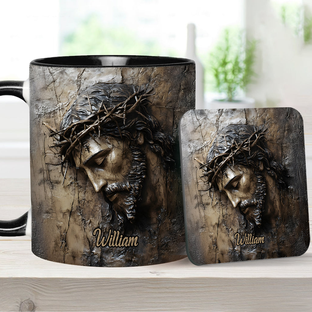 Faith Hope Love - Personalized Christian Accent Mug