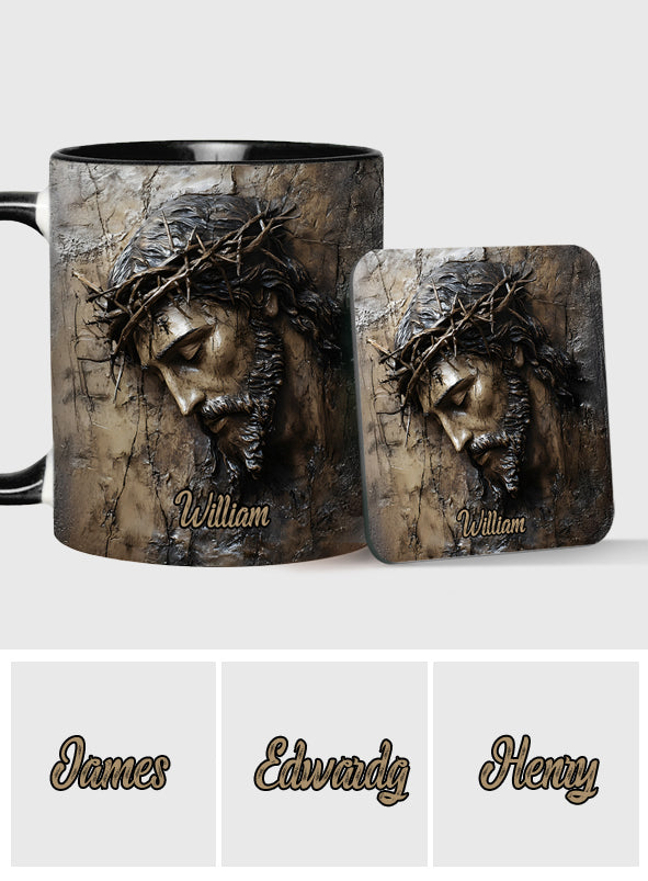 Faith Hope Love - Personalized Christian Accent Mug