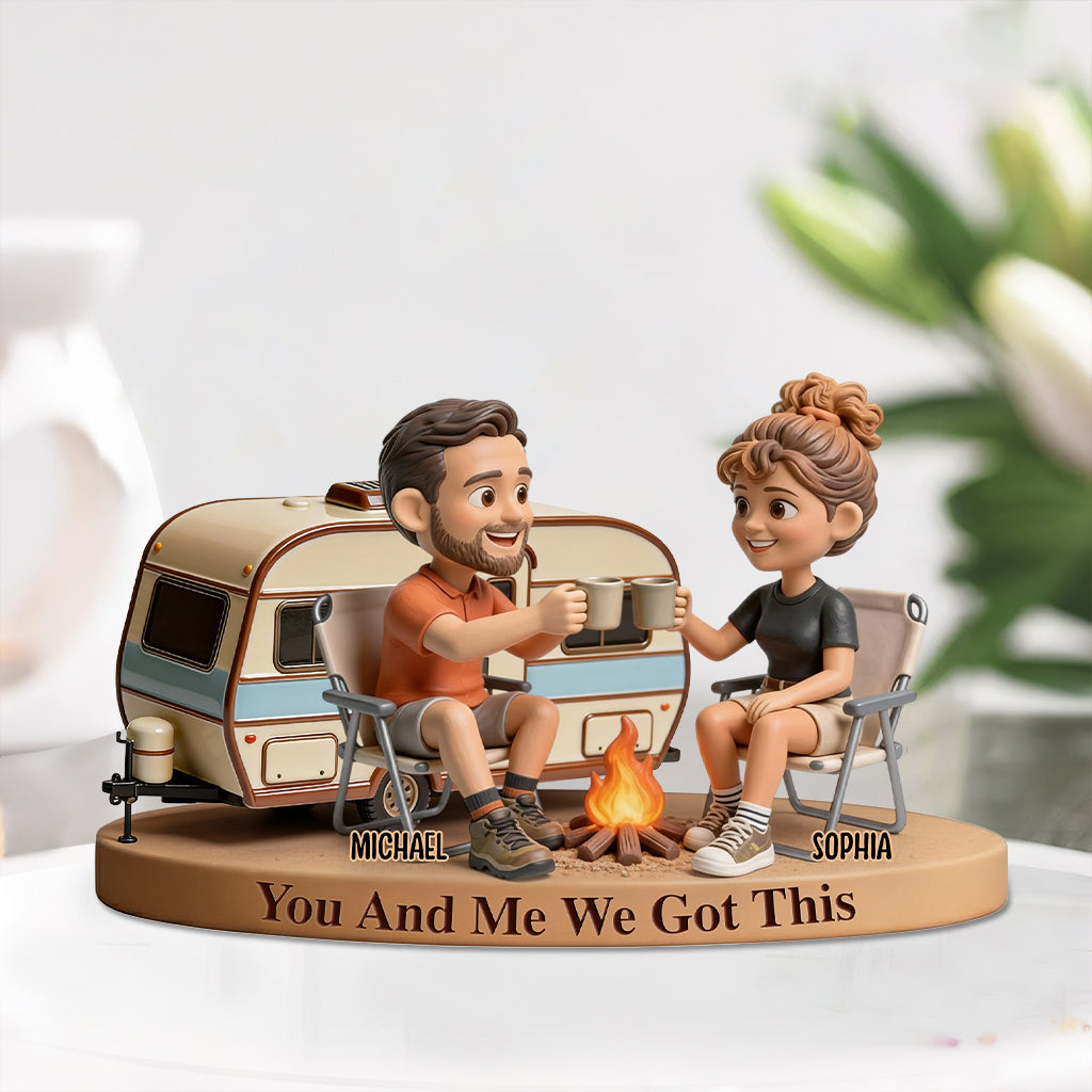 Custom From Any Photo - Personalized Camping - Personalized Camping Custom Shaped Acrylic Plaque