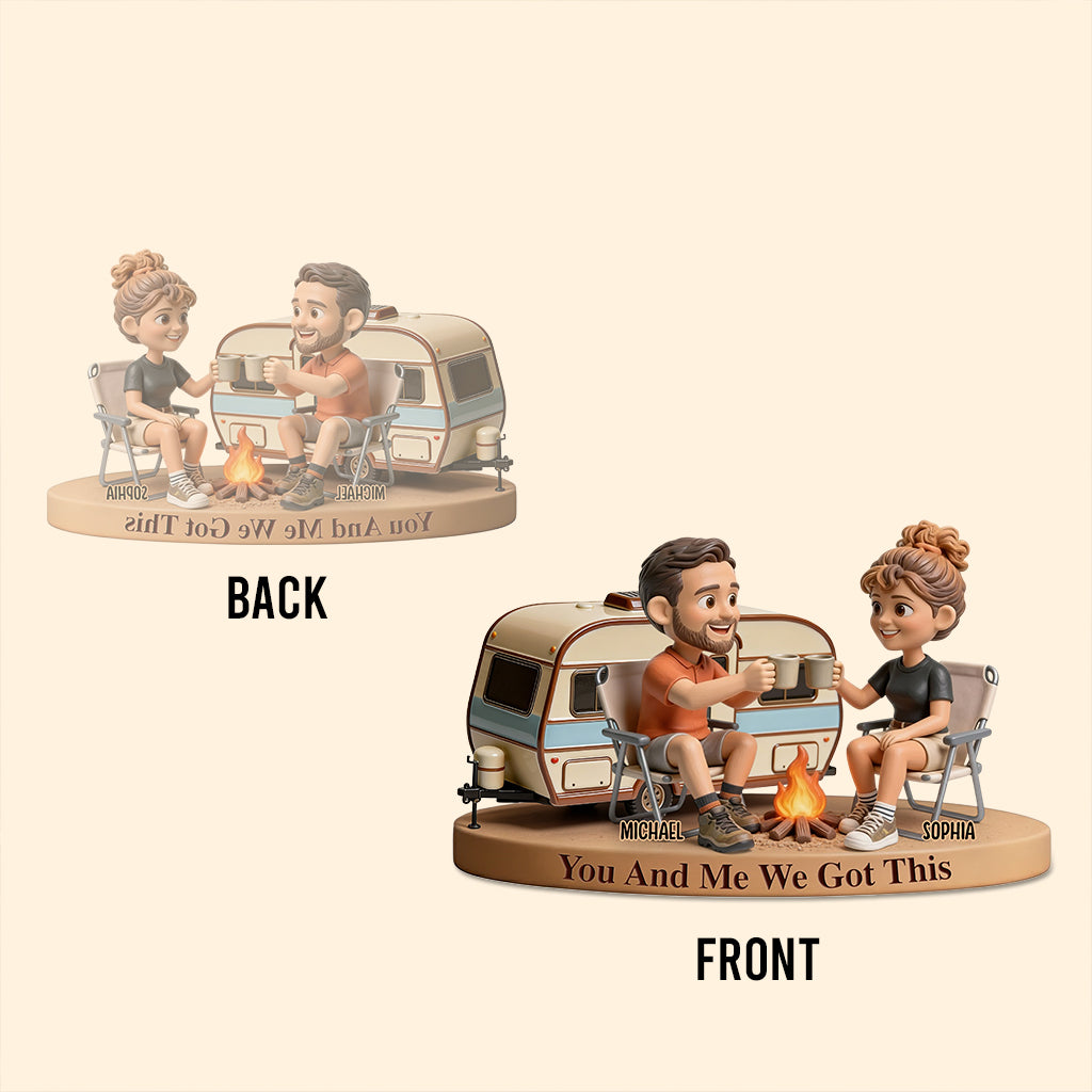 Custom From Any Photo - Personalized Camping - Personalized Camping Custom Shaped Acrylic Plaque