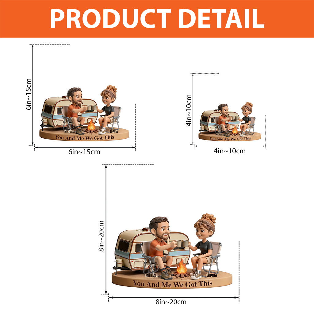 Custom From Any Photo - Personalized Camping - Personalized Camping Custom Shaped Acrylic Plaque