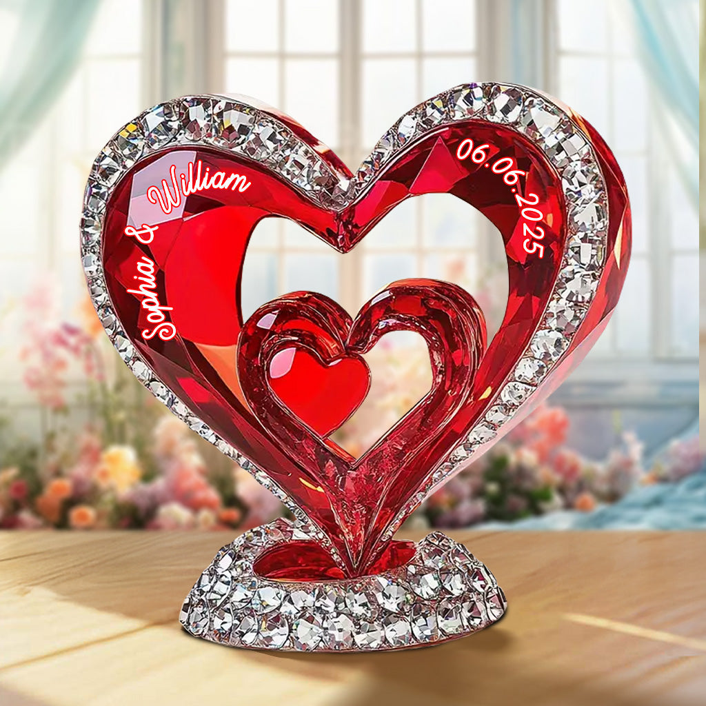 You And Me We Got This - Personalized Couple Custom Shaped Acrylic Plaque