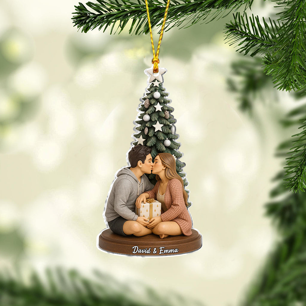 I Love You - Personalized Couple Ornament