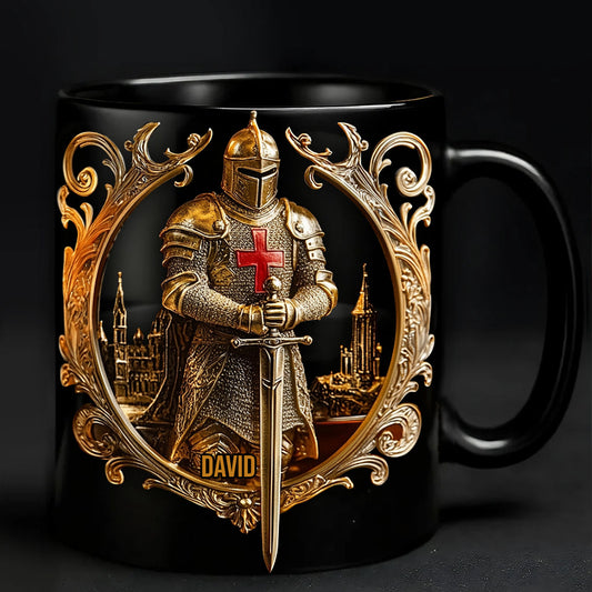 Knight Of God - Personalized Christian Mug