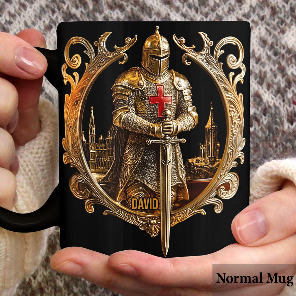 Knight Of God - Personalized Christian Mug
