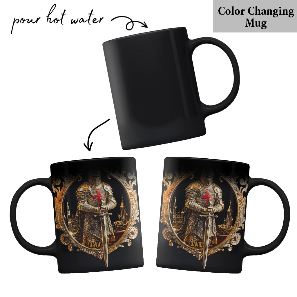 Knight Of God - Personalized Christian Mug