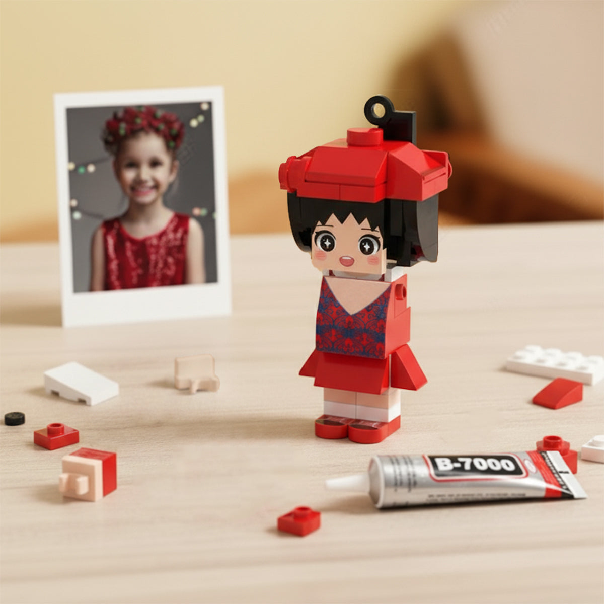 Gift For Dog Lover Building Block Style - Personalized Dog Custom Made Block Figure Ornament