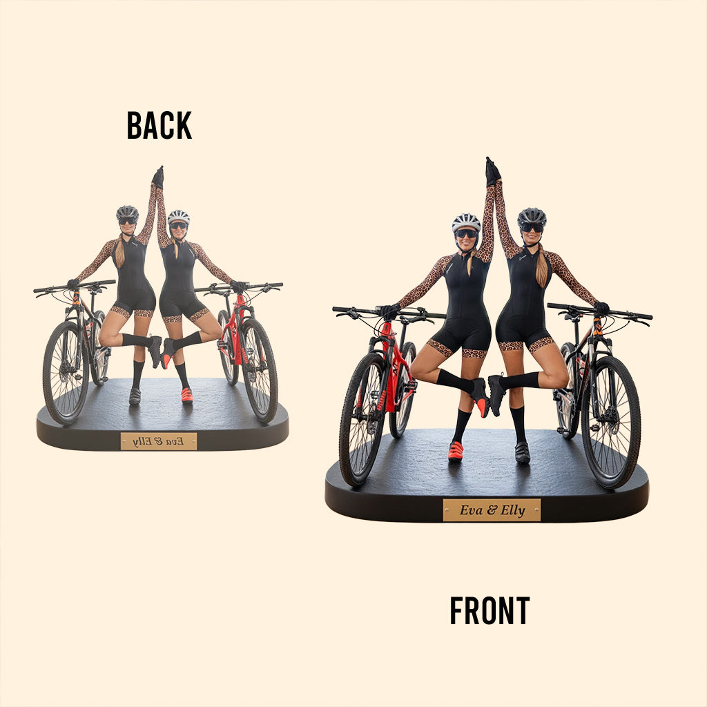 Custom Any Photo - Personalized Cycling Custom Shaped Acrylic Plaque